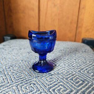 Vintage Cobalt Blue Medicinal Eye Wash Cup
